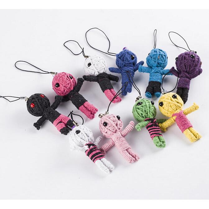 Voodoo Doll Keychain Bag Accessory Set (5 pcs) by HitMyNeed