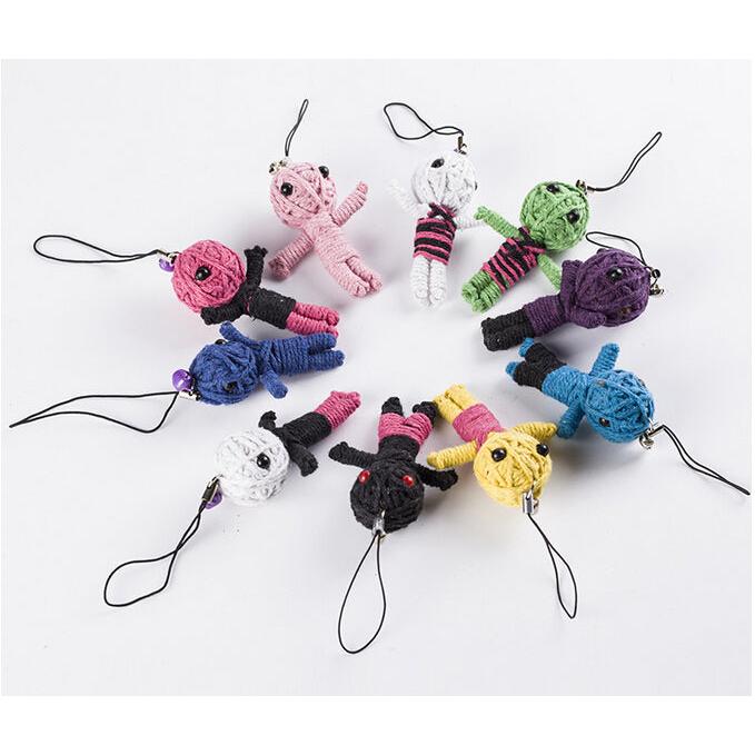 Voodoo Doll Keychain Bag Accessory Set (5 pcs) by HitMyNeed