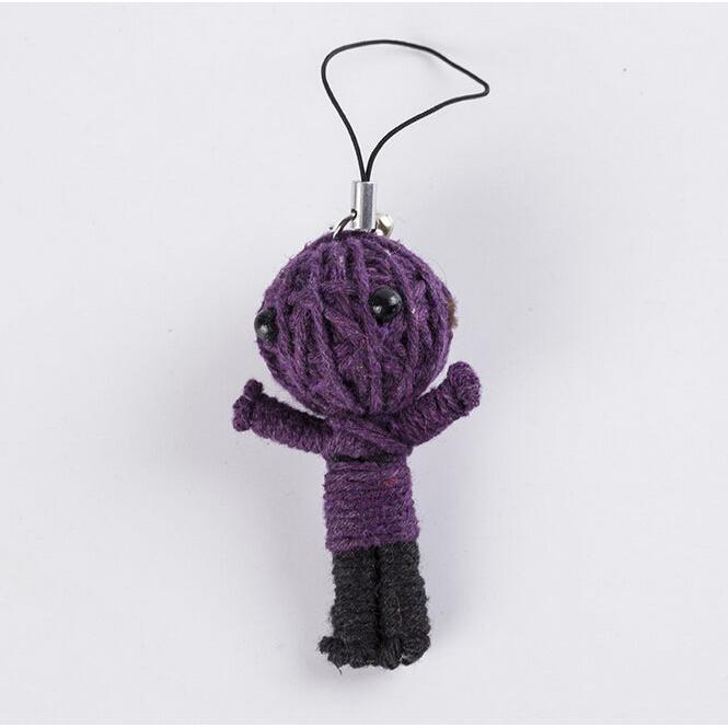 Voodoo Doll Keychain Bag Accessory Set (5 pcs) by HitMyNeed