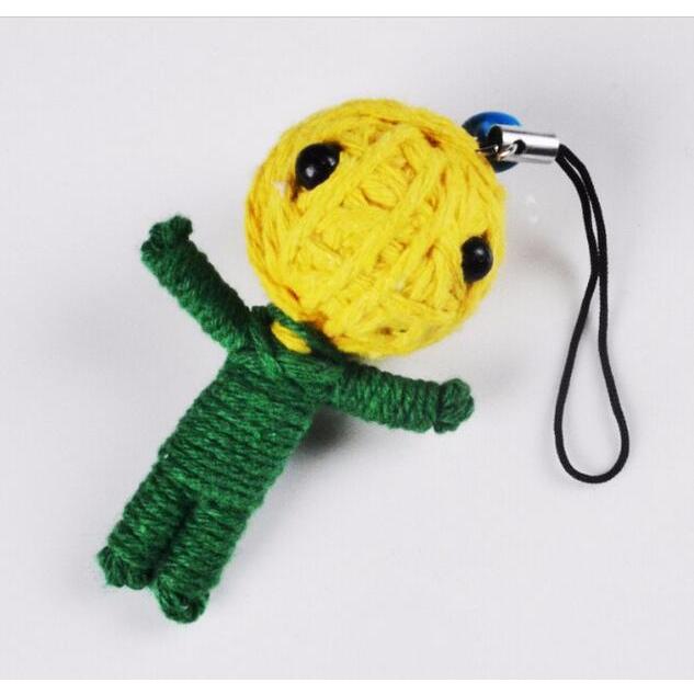 Voodoo Doll Keychain Set of 4 by HitMyNeed