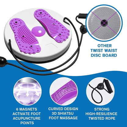 Waist Twisting Disc Magnetic Massage Trainer by HitMyNeed