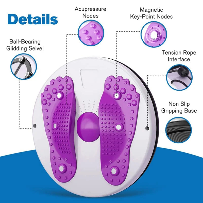 Waist Twisting Disc Magnetic Massage Trainer by HitMyNeed