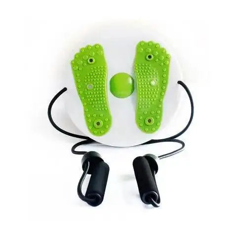 Waist Twisting Disc Magnetic Massage Trainer green-with-rope by HitMyNeed