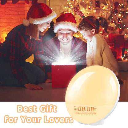 Wake Up Light Alarm Clock with Sunrise Simulation by HitMyNeed