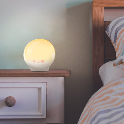Wake Up Light Digital Alarm Clock with Sunrise by HitMyNeed