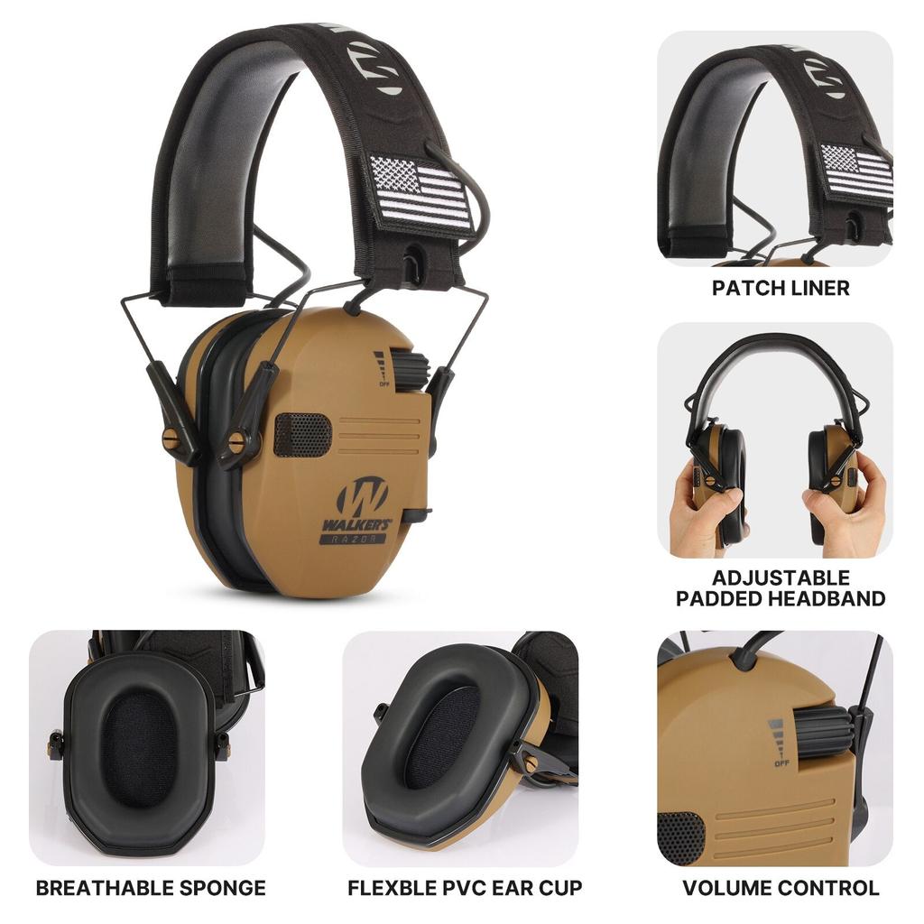 Walker's Razor Slim Electronic Shooting Earmuff by HitMyNeed