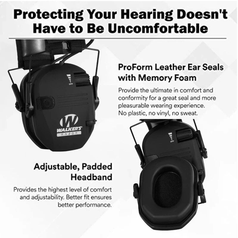 Walker's Razor Slim Electronic Shooting Earmuff by HitMyNeed