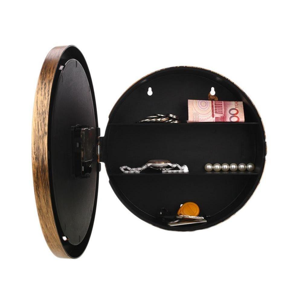 Wall Clock with Hidden Safe Compartment by HitMyNeed