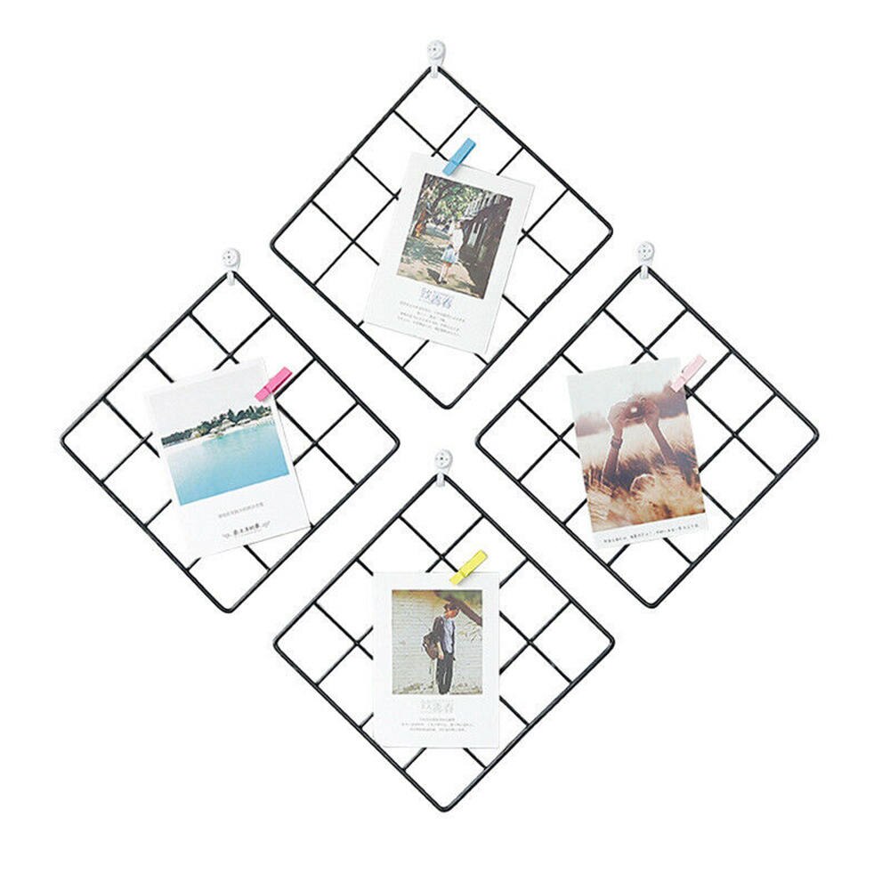 Wall Grid Organizer Metal Frame 20 x 20 cm by HitMyNeed