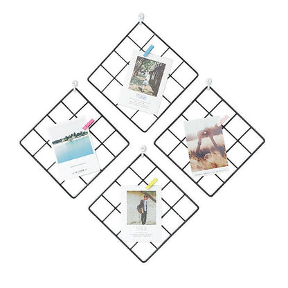 Wall Grid Organizer Metal Frame 20 x 20 cm by HitMyNeed