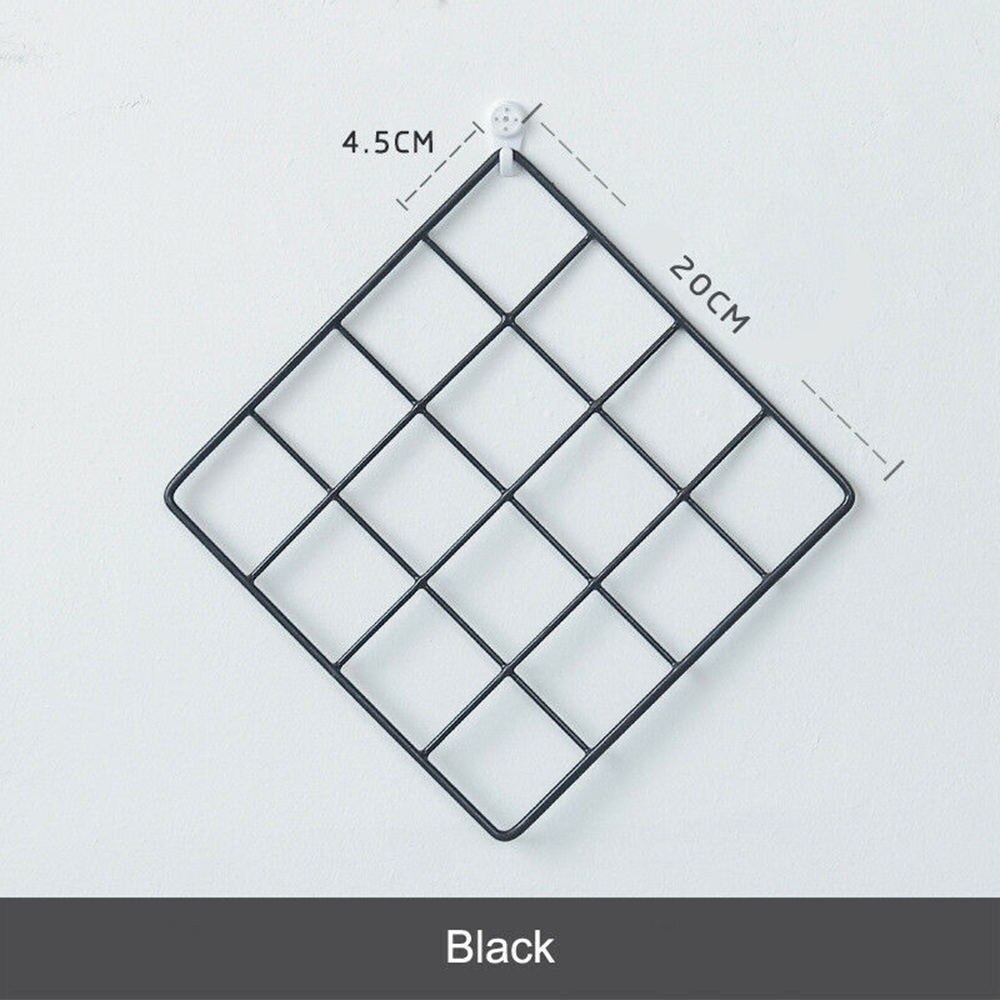 Wall Grid Organizer Metal Frame 20 x 20 cm by HitMyNeed