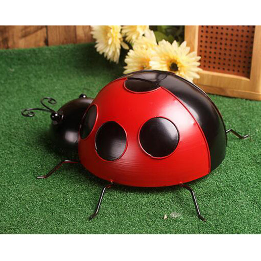 Wall Hanging Metal Ladybugs Set of 3 by HitMyNeed