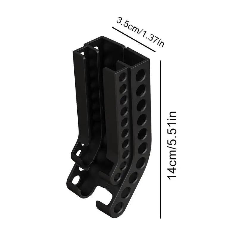 Wall-Mount Battery Storage Organizer with Tester by HitMyNeed