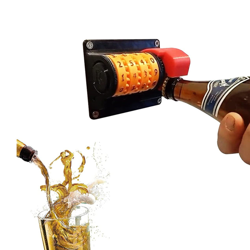 Wall Mount Beer Bottle Opener with Mechanical Counter by HitMyNeed