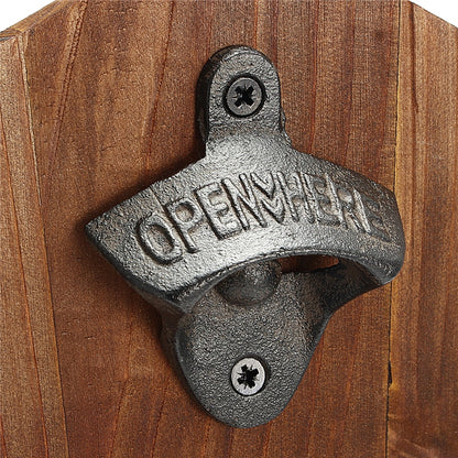 Wall Mount Bottle Opener with Vintage Design by HitMyNeed
