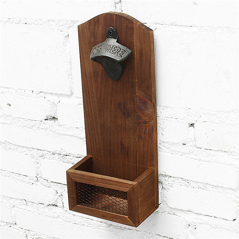 Wall Mount Bottle Opener with Vintage Design by HitMyNeed