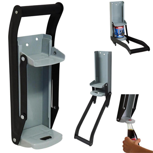 Wall Mount Can Crusher with Bottle Opener by HitMyNeed