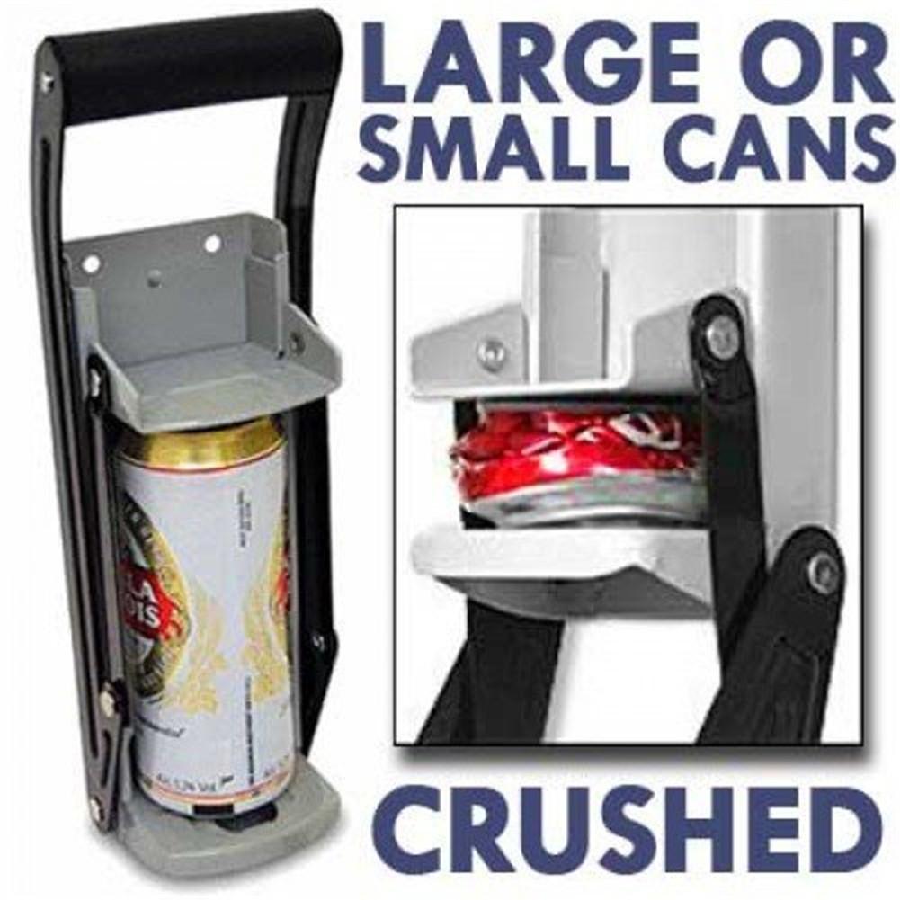 Wall Mount Can Crusher with Bottle Opener by HitMyNeed