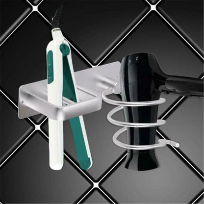 Wall-Mount Hair Dryer and Straightener Holder by HitMyNeed