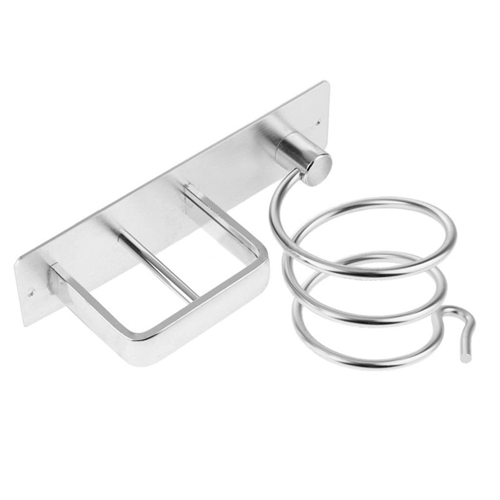 Wall-Mount Hair Dryer and Straightener Holder by HitMyNeed