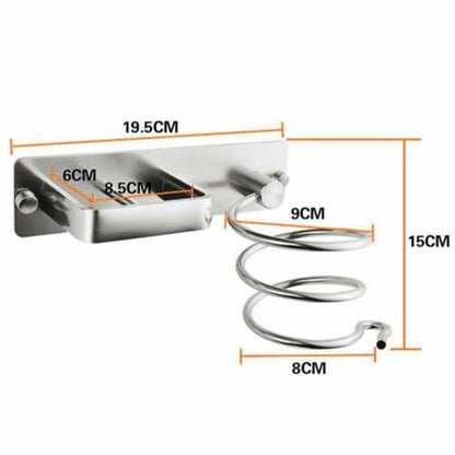 Wall-Mount Hair Dryer and Straightener Holder by HitMyNeed