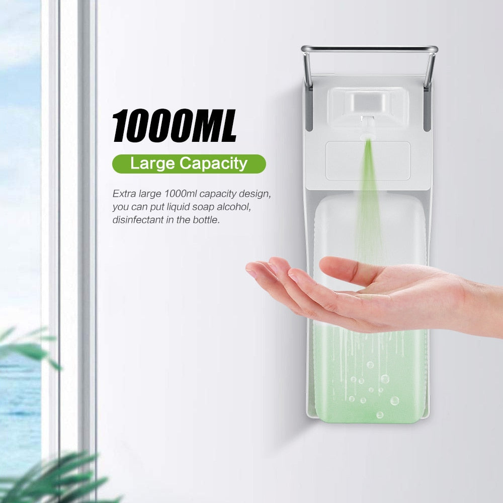 Wall Mount Manual Soap Dispenser with Elbow Pump by HitMyNeed