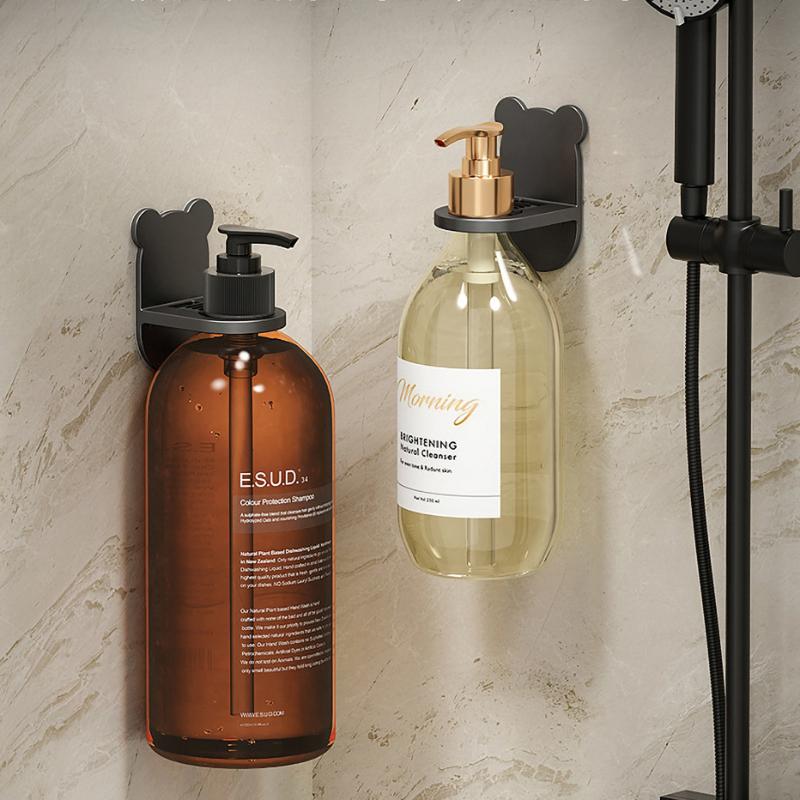 Wall Mount Shower Gel Holder with Adhesive by HitMyNeed