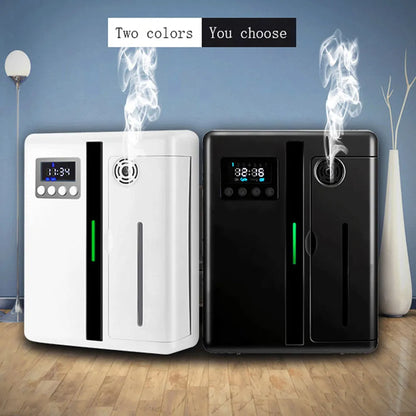 Wall Mounted 160ml Scent Diffuser with Fan, 100-300m³ Black Button & Bluetooth by HitMyNeed