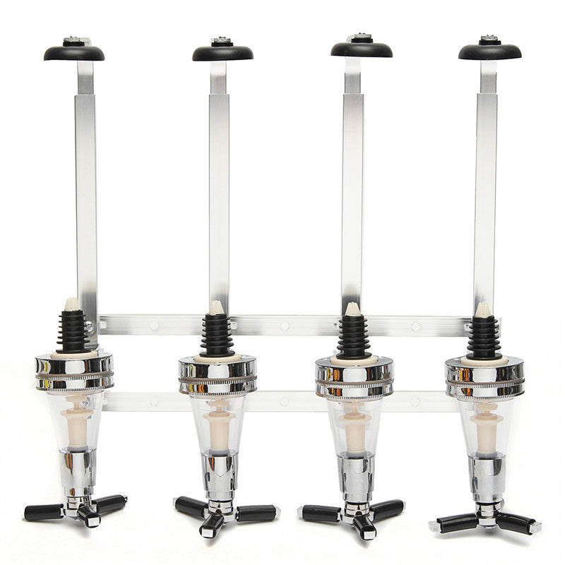 Wall Mounted 4-Bottle Liquor Dispenser by HitMyNeed