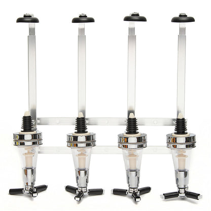 Wall Mounted 4-Bottle Liquor Dispenser by HitMyNeed