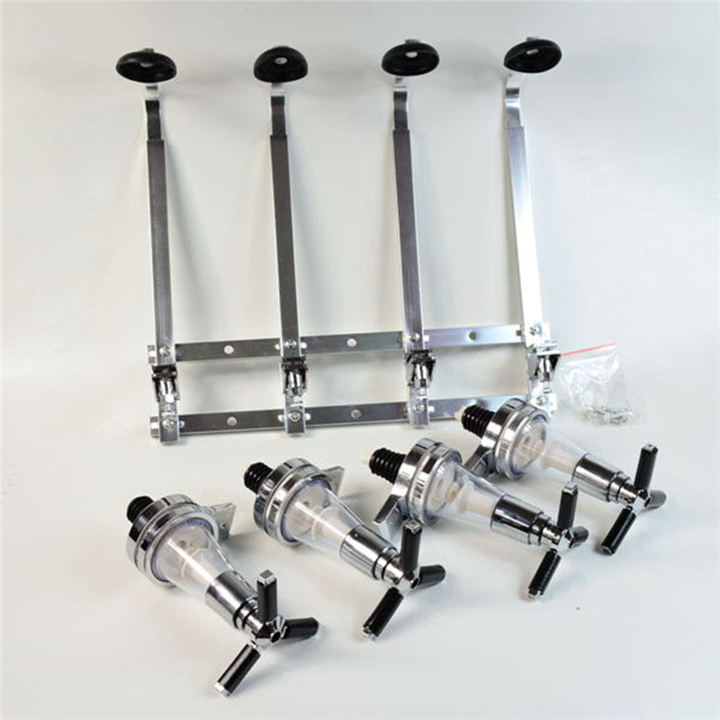 Wall Mounted 4-Bottle Liquor Dispenser by HitMyNeed
