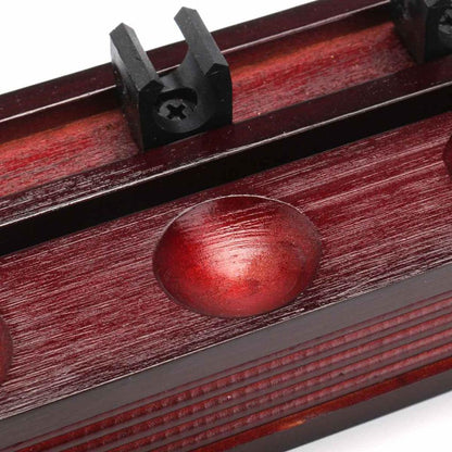 Wall-Mounted 6-Slot Pool Cue Stick Rack by HitMyNeed