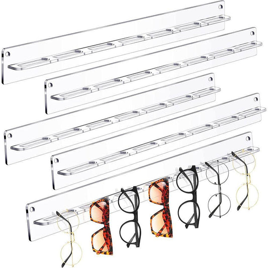 Wall Mounted Acrylic Sunglass Holder Rack by HitMyNeed