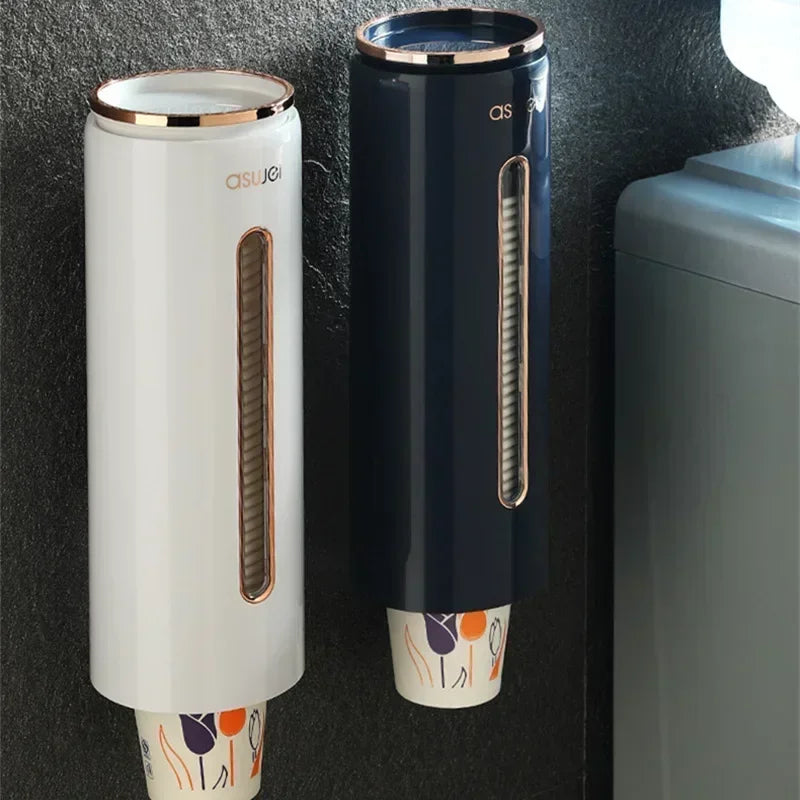 Wall Mounted Automatic Disposable Cup Dispenser by HitMyNeed