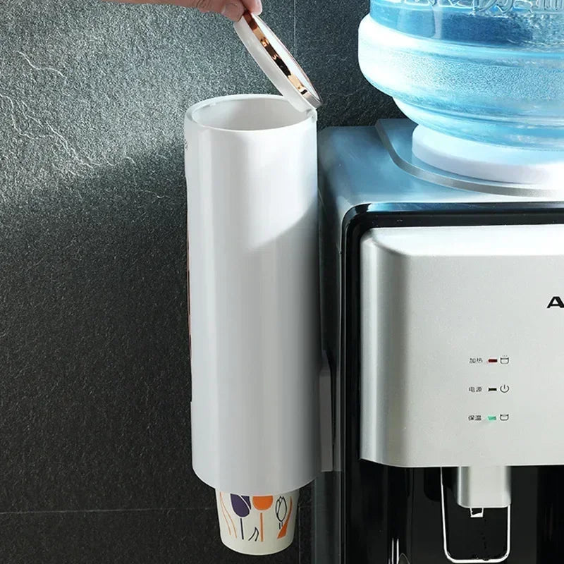 Wall Mounted Automatic Disposable Cup Dispenser by HitMyNeed
