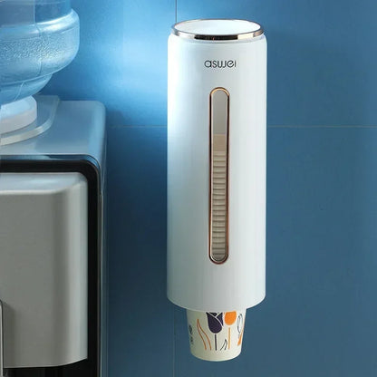 Wall Mounted Automatic Disposable Cup Dispenser by HitMyNeed