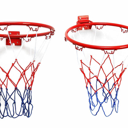 Wall Mounted Basketball Hoop with Steel Rim & Net by HitMyNeed