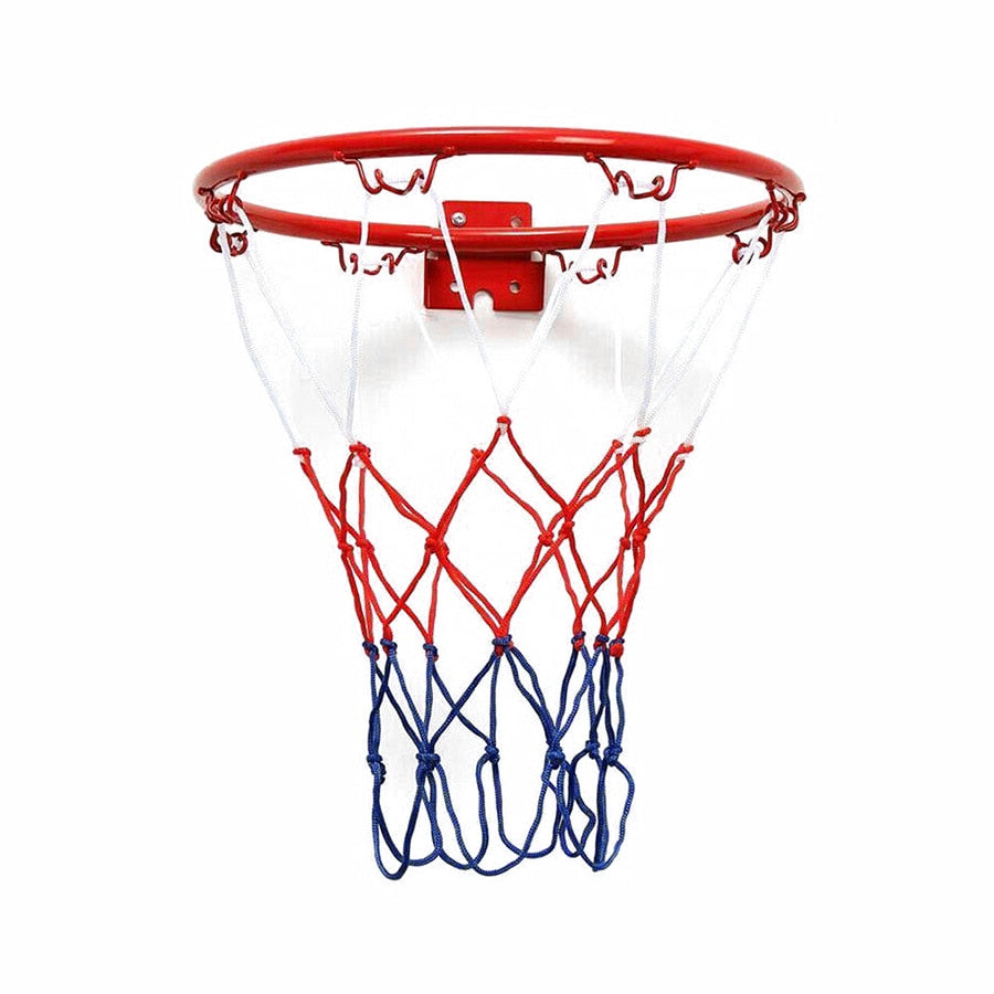 Wall Mounted Basketball Hoop with Steel Rim & Net by HitMyNeed