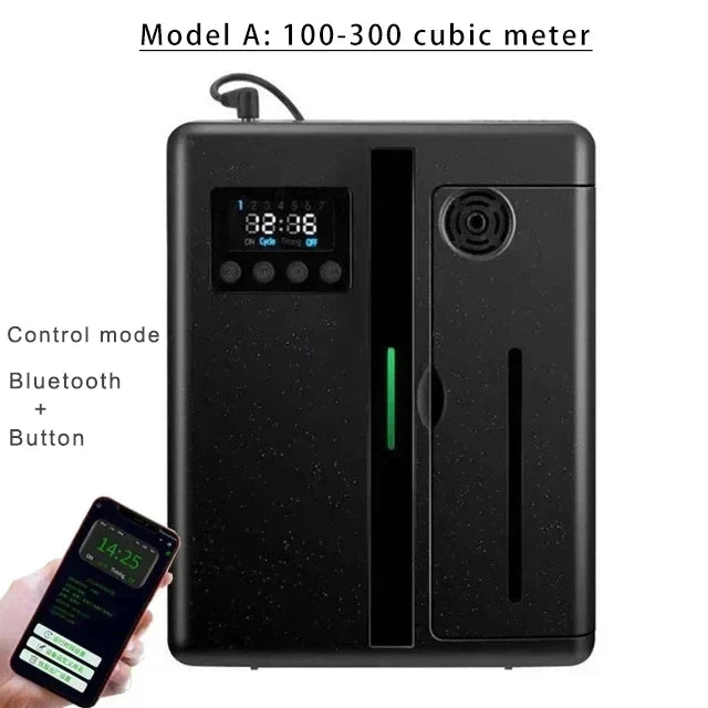 Wall Mounted Bluetooth Essential Oil Diffuser 300m³ a-black-bluetooth us by HitMyNeed