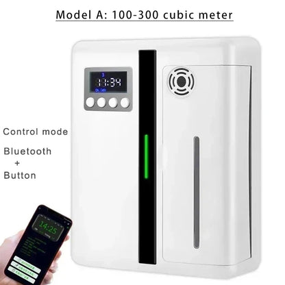 Wall Mounted Bluetooth Essential Oil Diffuser 300m³ a-white-bluetooth us by HitMyNeed