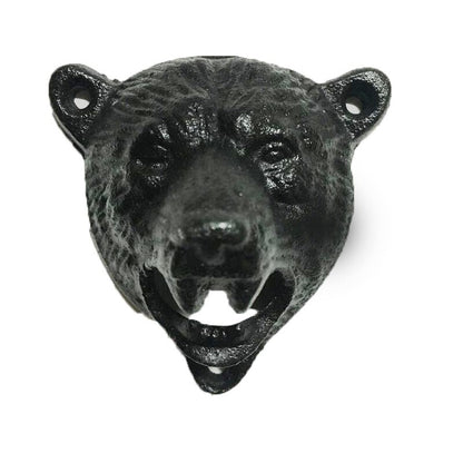 Wall Mounted Cast Iron Bear Bottle Opener by HitMyNeed