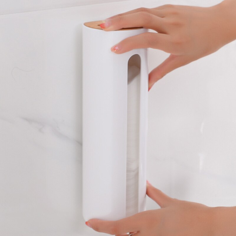 Wall-Mounted Cotton Pad Dispenser Holder by HitMyNeed