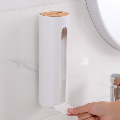 Wall-Mounted Cotton Pad Dispenser Holder by HitMyNeed