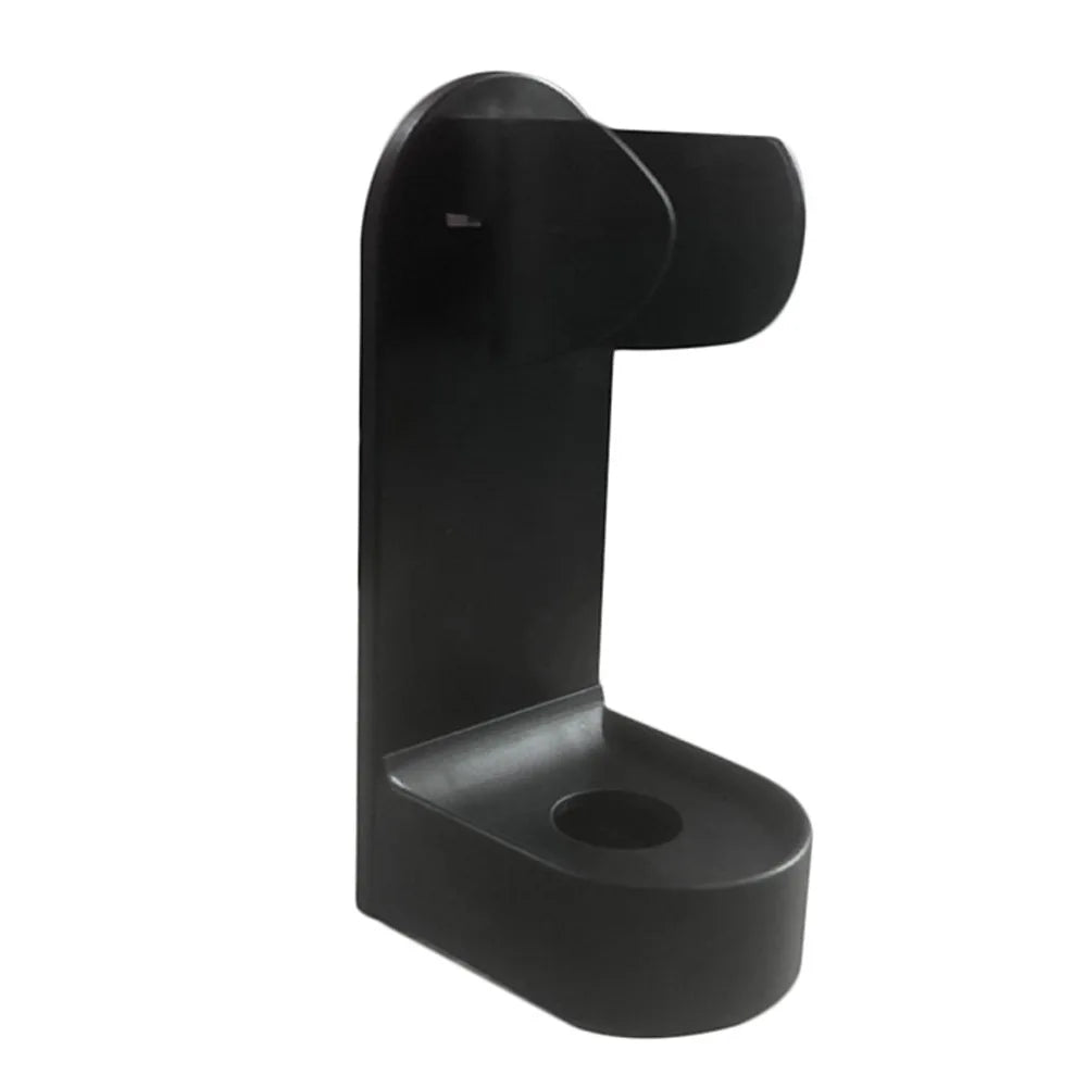 Wall-Mounted Electric Toothbrush Stand Organizer black by HitMyNeed