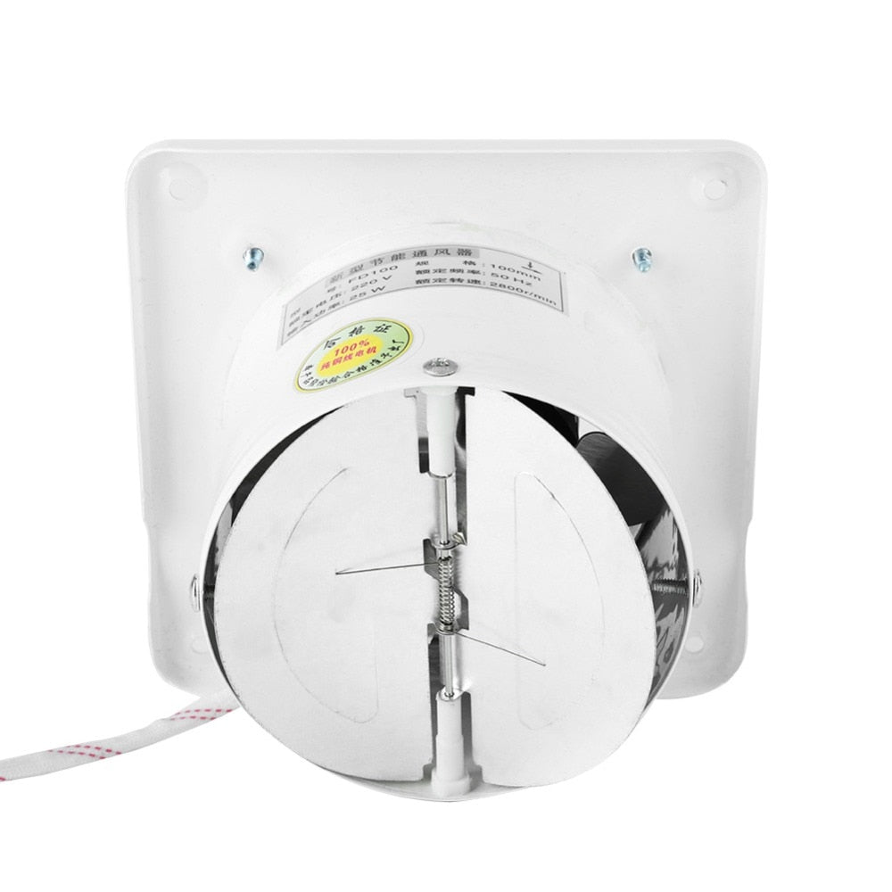 Wall-Mounted Extractor Fan 25W Quiet Ventilator by HitMyNeed