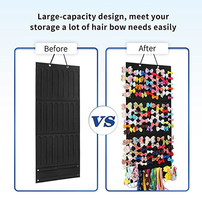 Wall Mounted Hair Bows Organizer Rack by HitMyNeed