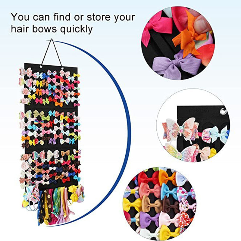 Wall Mounted Hair Bows Organizer Rack by HitMyNeed