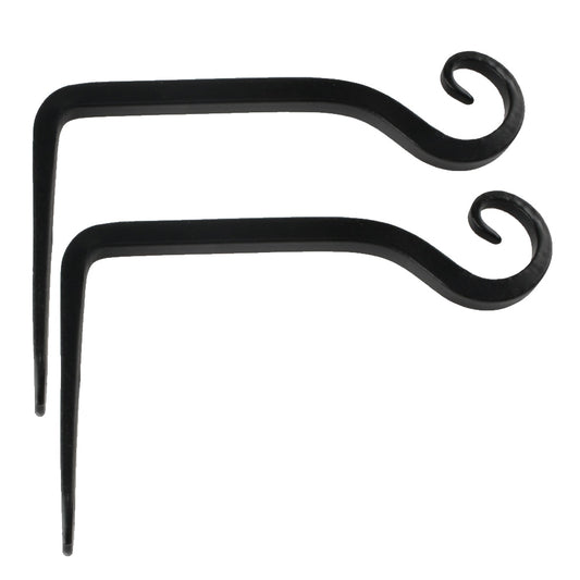 Wall Mounted Iron Lantern Hook Brackets (Set of 2) by HitMyNeed