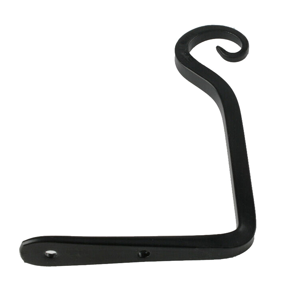 Wall Mounted Iron Lantern Hook Brackets (Set of 2) by HitMyNeed