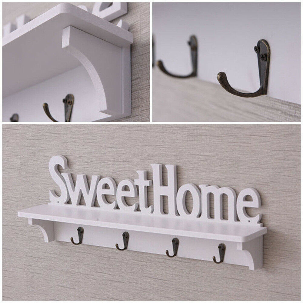 Wall Mounted Key Holder with Shelf Organizer by HitMyNeed